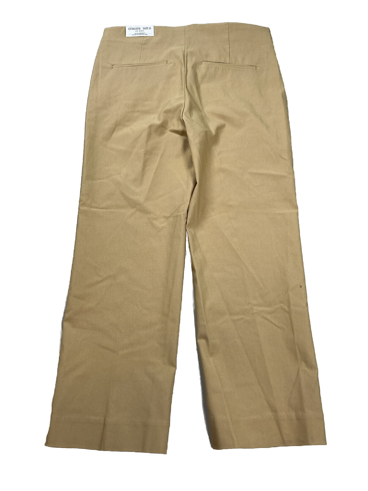 NEW Chico's Women's Beige Pull On Crop Pants - 0/US 4