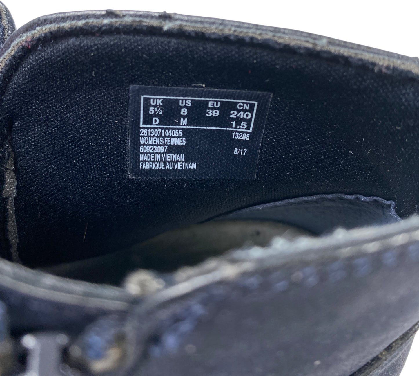 Clarks Cloudsteppers Women’s Blue Caddell Tropic Wedge Booties - 8