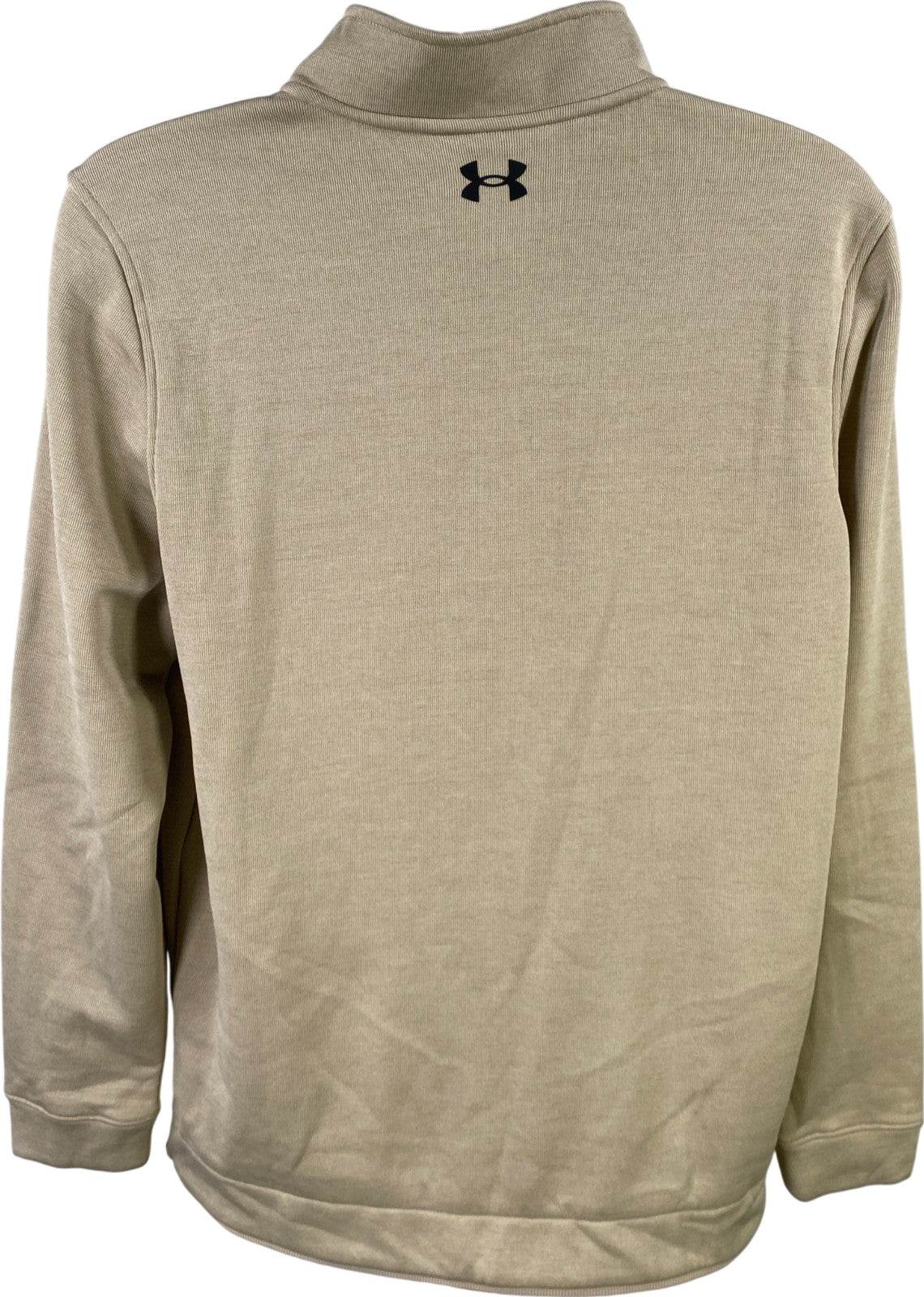 Under Armour Men’s Beige Golf Fleece Lined ColdGear 1/4 Zip Sweater - L Tall
