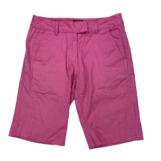 adidas Women's Pink Cotton Blend Stretch Golf Shorts - 8