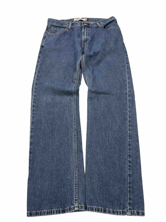 Levi's Men's Medium Wash 505 Straight Leg Jeans - 34x32