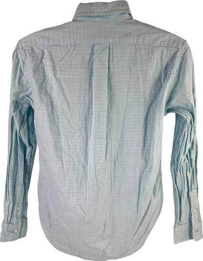 Ralph Lauren Men’s Blue Long Sleeve Button Up Cotton Shirt - M