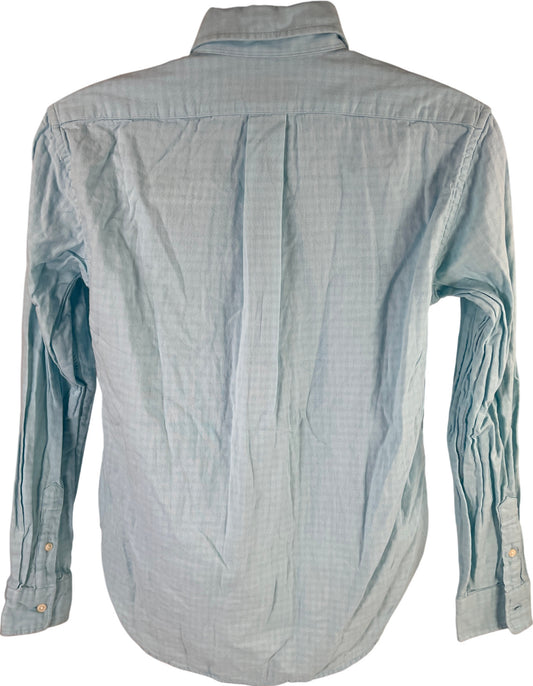 Ralph Lauren Men’s Blue Long Sleeve Button Up Cotton Shirt - M