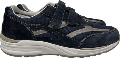 SAS Men’s Blue Suede Comfort Walking Sneakers - 12 Wide