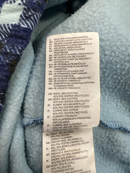 Adidas Men’s Blue Fleece Lined Long Sleeve Pullover Sweatshirt - L