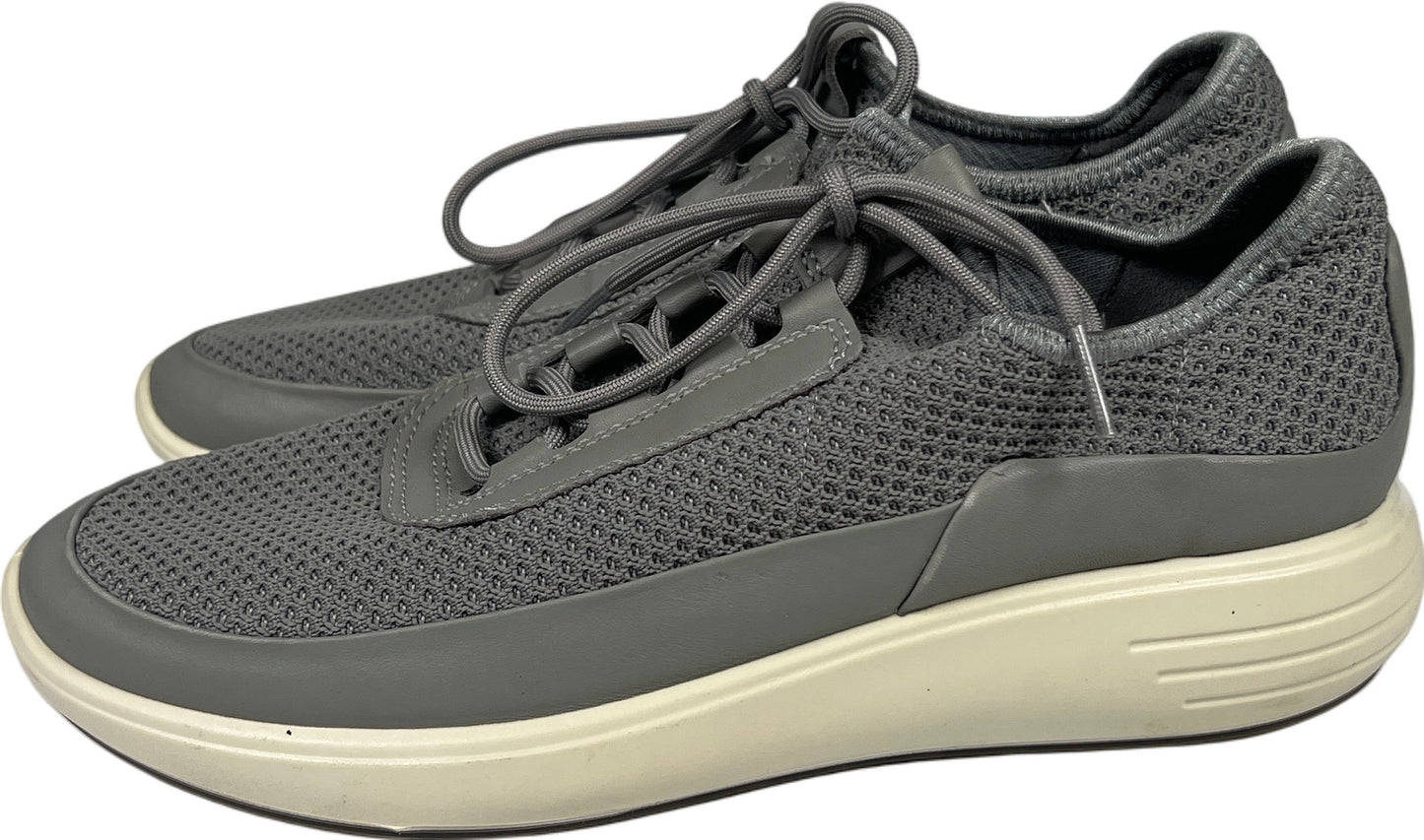 Ecco Women’s Gray Soft Lace Up Athletic Sneakers - 39/US 8