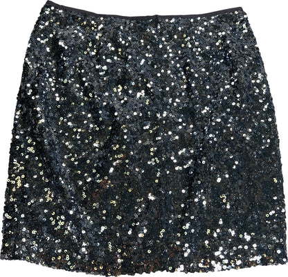 White House Black Market Women’s Gray Sequin Mini Skirt - 4
