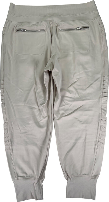 Athleta Women’s Beige Pull On Vence Moto Jogger Pants - L Petite