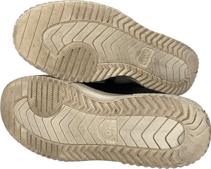 Sorel Women’s Black Leather Ona Ave Waterproof Platform Low Sneakers - 9