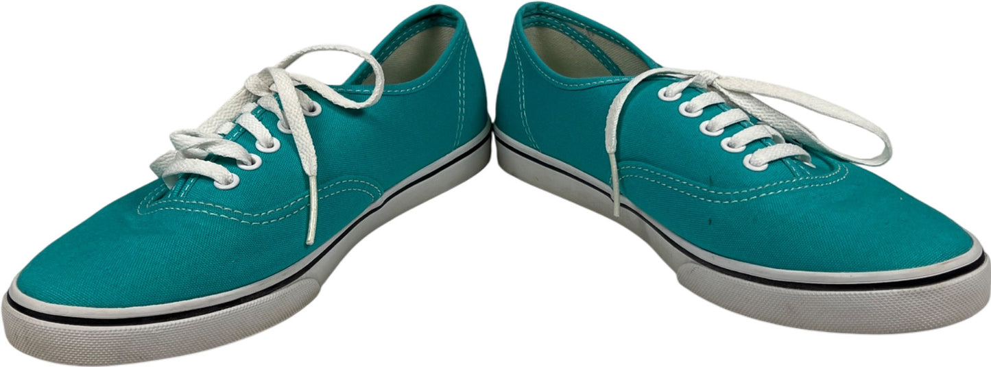 Vans Women’s Blue Low Top Canvas Lace Up Sneakers - 6.5