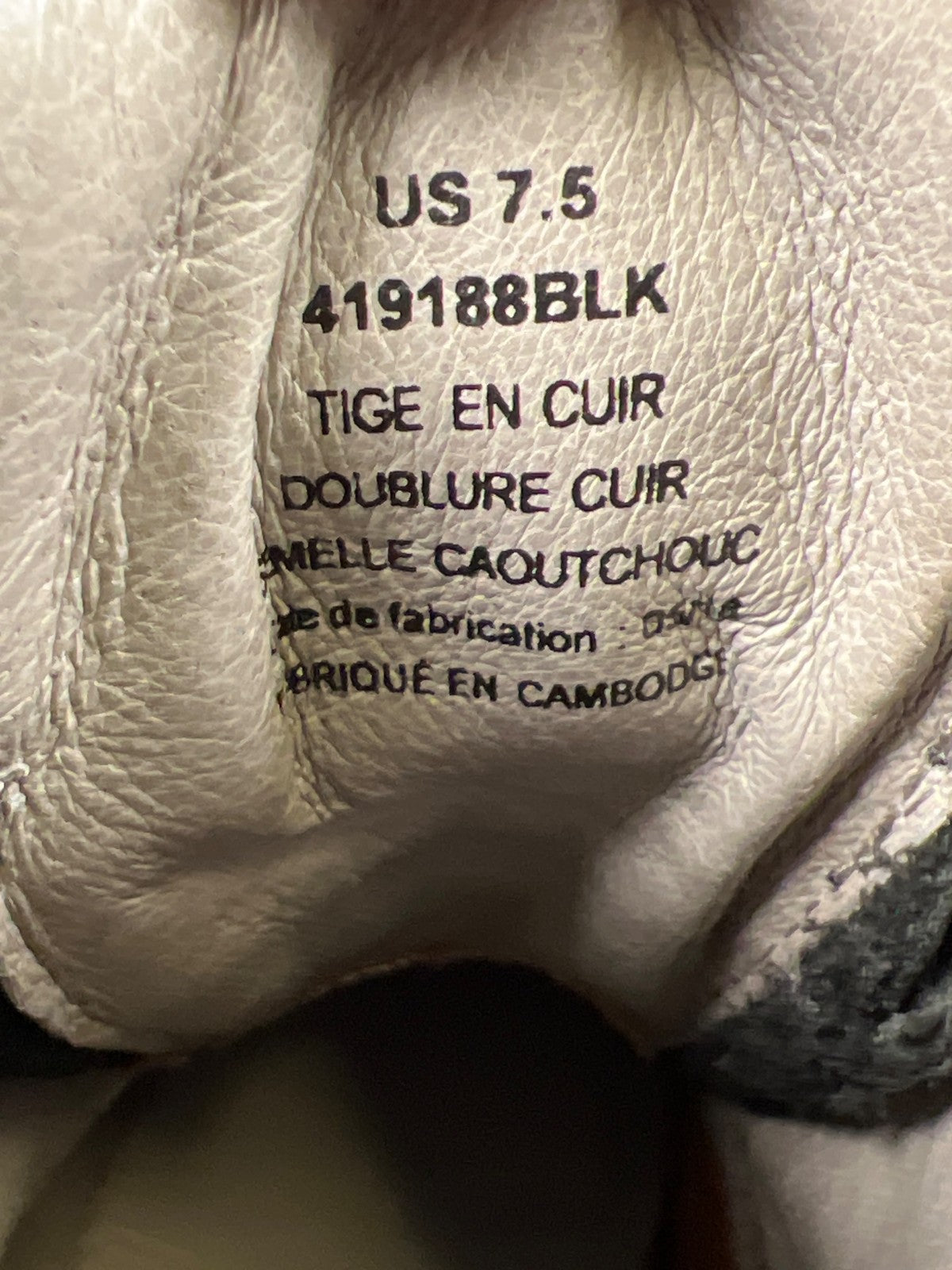 Kodiak Women’s Black Leather Original Waterproof Lace Up Combat Boots - 7.5