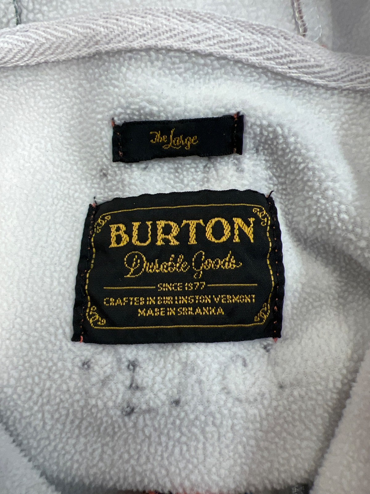 Burton Women’s Pink Peak Long Sleeve Full Zip Hoodie Sweatshirt - L