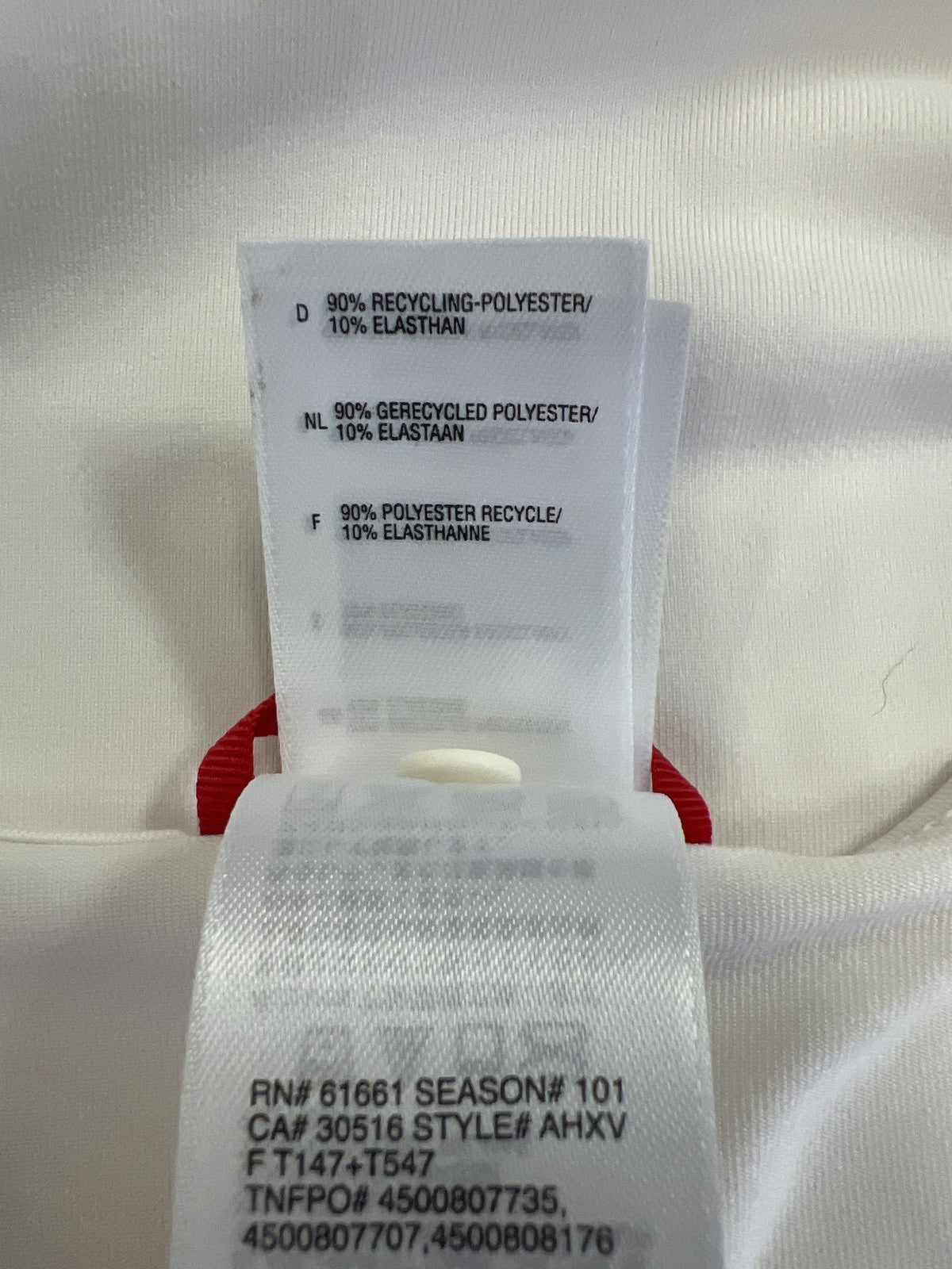 The North Face Women’s Ivory/White Short Sleeve Shirt - M