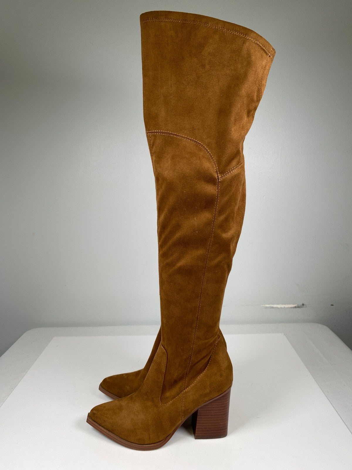 Marc Fisher Women’s Brown Over The Knee Heeled Boots - 7