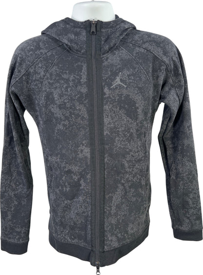 Nike Jordan Men’s Black Sport Air Full Zip Hooded Sweatshirt - XS