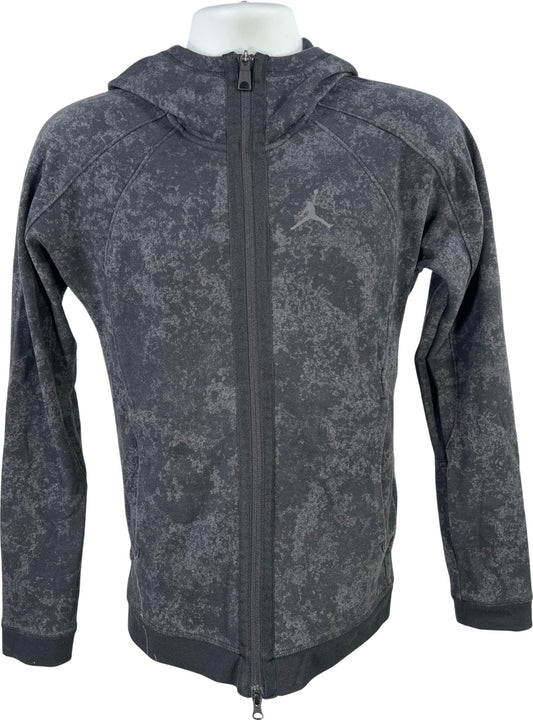 Nike Jordan Men’s Black Sport Air Full Zip Hooded Sweatshirt - XS