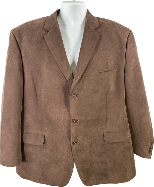 Calvin Klein Men’s Brown Long Sleeve Two Button Blazer Jacket - 50