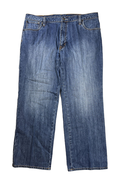 Woolrich Men's Medium Wash Denim Straight Leg Jeans - 40