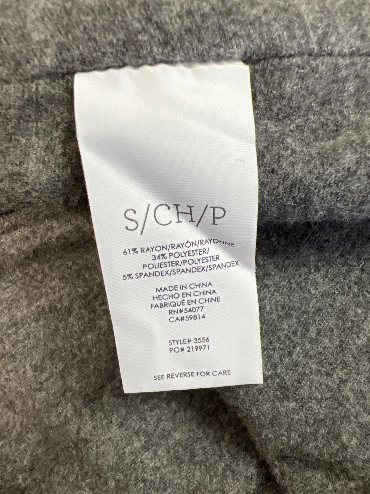 Cabi Women’s Gray Rebel Motto Asymmetrical Zip Jacket - S