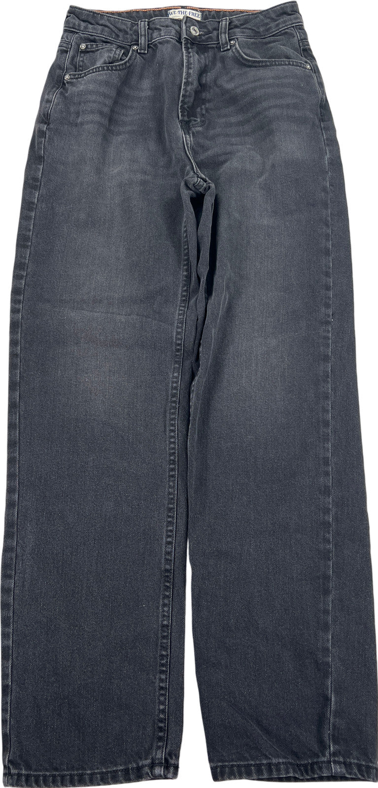 We The Free Women’s Black Straight Leg Denim Jeans - 27