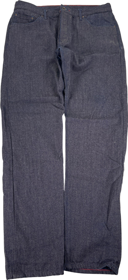 Raleigh Denim Men’s Blue Dark Wash Graham Straight Leg Jeans - 36