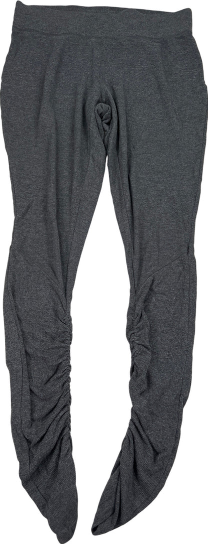 Athleta Women’s Gray Ruched Ankle Sweatpant Leggings - S