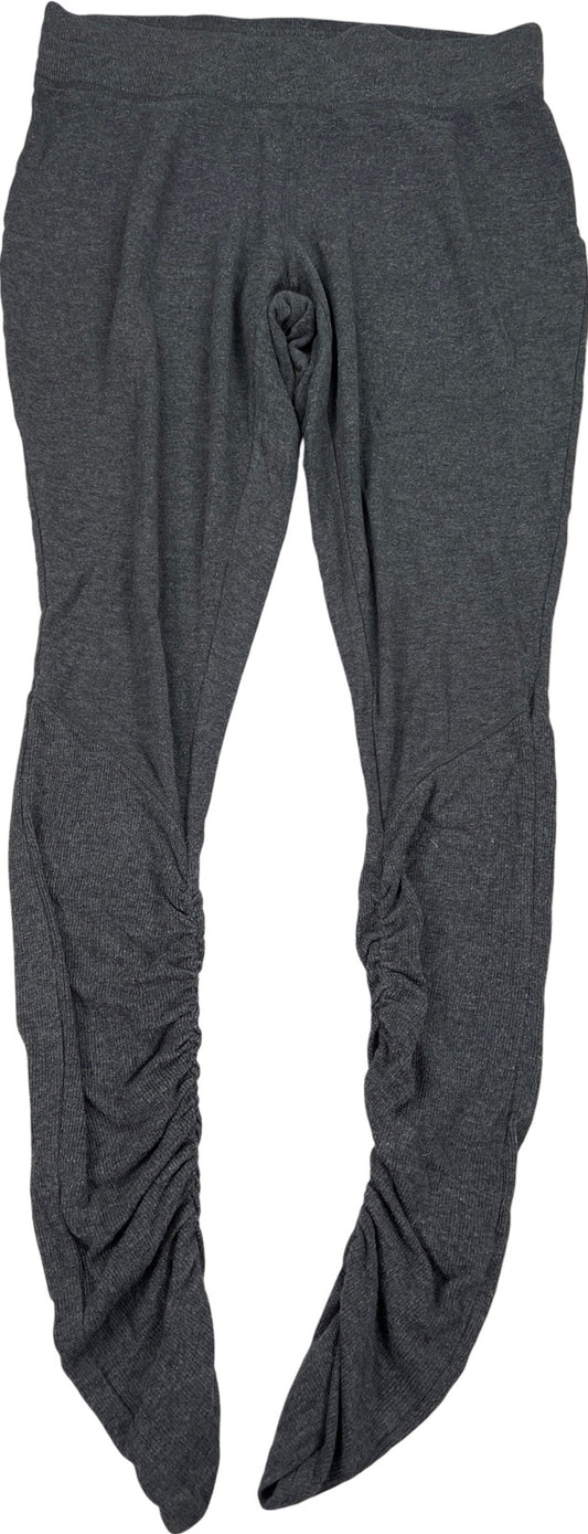 Athleta Women’s Gray Ruched Ankle Sweatpant Leggings - S