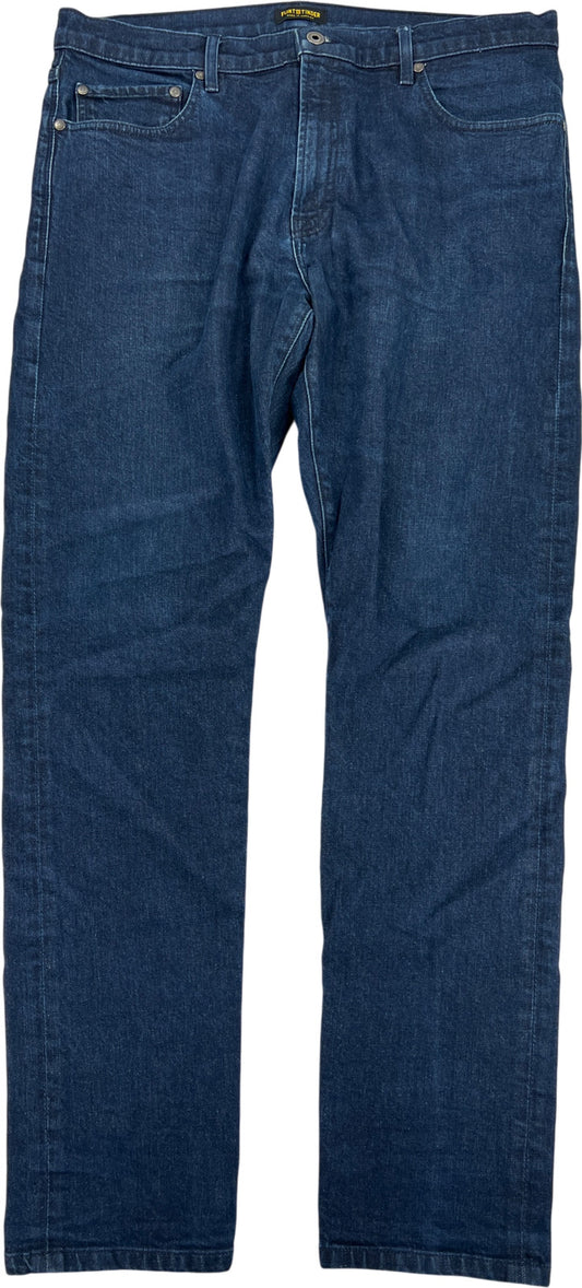 Flint and Tinder Men’s Dark Wash Slim Fit Denim Jeans - 36