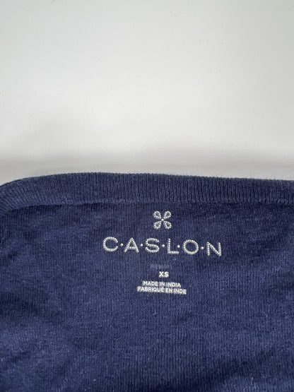 Caslon Women’s Navy Blue Short Sleeve Crewneck T-Shirt - XS