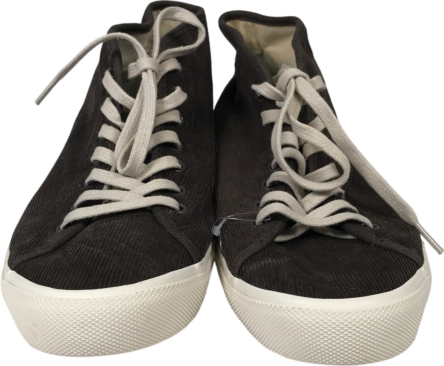 Seabees Men’s Brown Corduroy Mid Top Lace Up Sneakers - 11