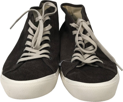Seabees Men’s Brown Corduroy Mid Top Lace Up Sneakers - 11