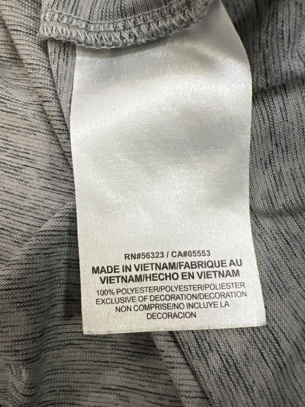 Nike Jordan Men’s Gray U of M Michigan Long Sleeve Athletic Shirt - L