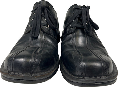 Clarks Men’s Black Leather Lace Up Comfort Walking Loafers - 9.5