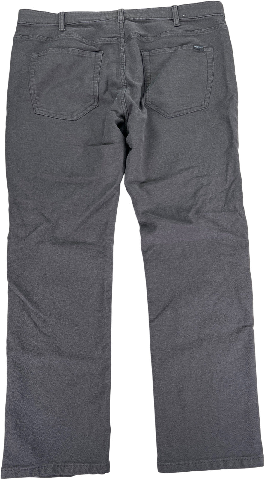 Jacks New York Men’s Gray Straight Fit Stretch Pants - 40x30