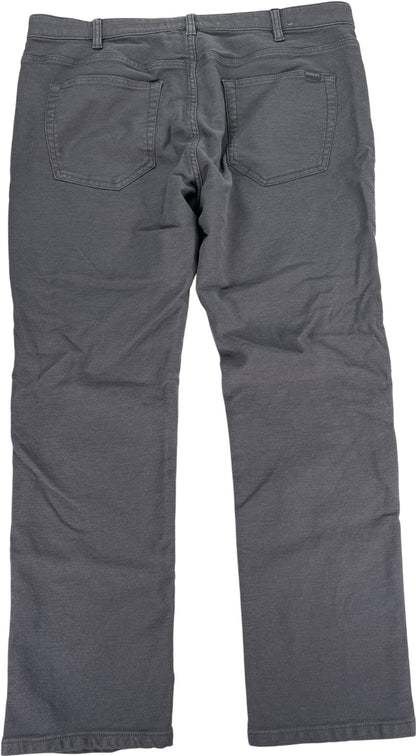 Jacks New York Men’s Gray Straight Fit Stretch Pants - 40x30
