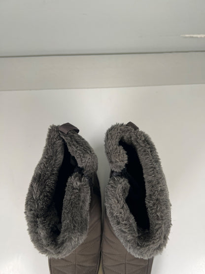 Kamik Women’s Gray Hannah Zip Quilted Waterproof Winter Boots - 8