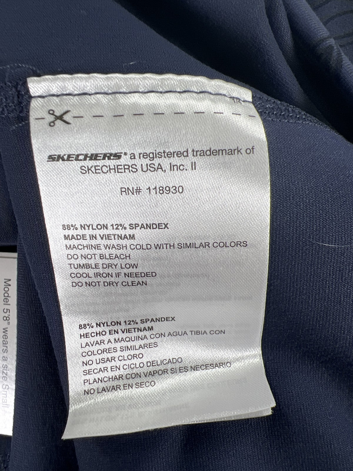 Skechers Women’s Navy Blue Floral Go Flex High Waisted Leggings - S