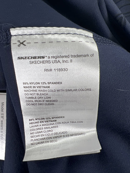 Skechers Women’s Navy Blue Floral Go Flex High Waisted Leggings - S