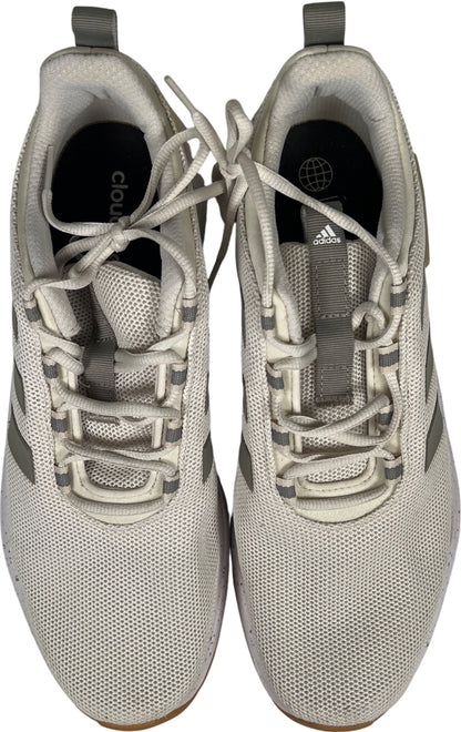 Adidas Men’s White/White Couldfoam Lace Up Athletic Shoes - 11