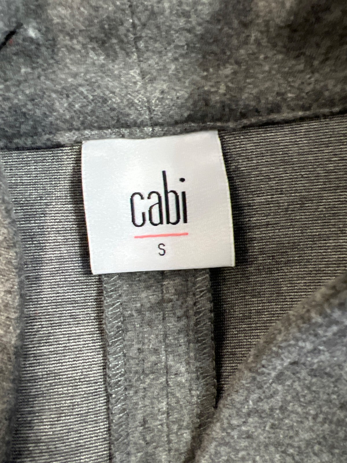 Cabi Women’s Gray Rebel Motto Asymmetrical Zip Jacket - S