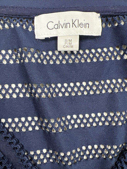 Calvin Klein Women's Navy Blue Swim Cover Up Dress - S