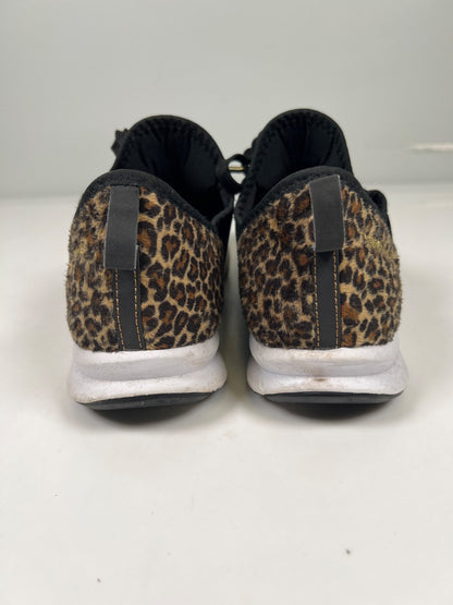 New Balance Women’s Black Cheetah Print Fuel Core Lace Up Sneakers - 8.5