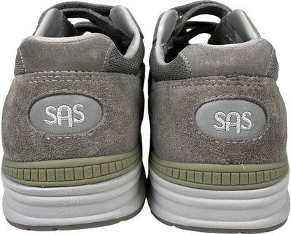 SAS Men’s Gray Suede Comfort Walking Sneakers - 12 Wide