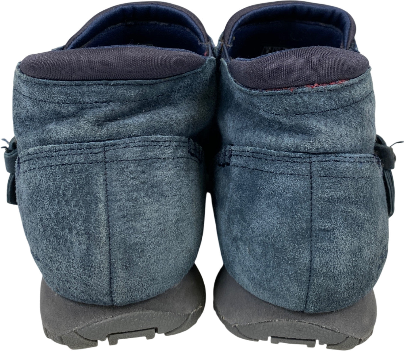 Skechers Women’s Blue Bikers Zappiest Suede Zip Ankle Boots - 8 Wide