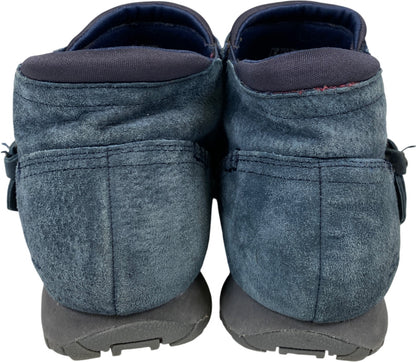 Skechers Women’s Blue Bikers Zappiest Suede Zip Ankle Boots - 8 Wide