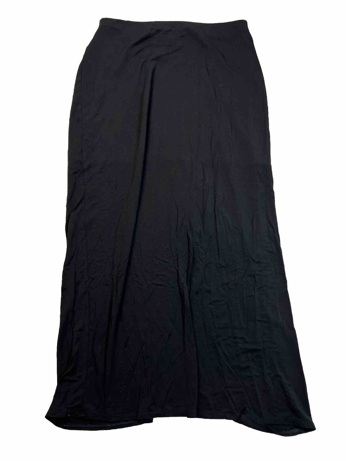 White House Black Market Women's Black Slit Front Maxi Skirt - M