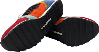 Merell Men’s Red Multicolor Suede Alpine Lace Up Sneakers - 9