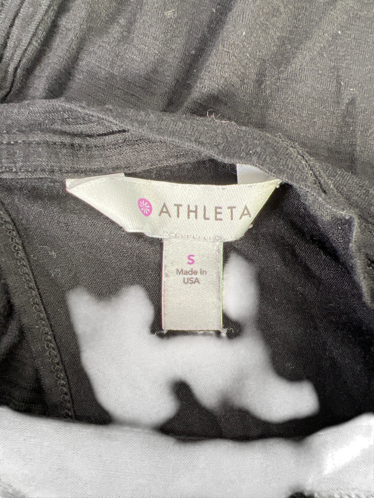 Athleta Women’s Black Short Sleeve Openback T-Shirt - S