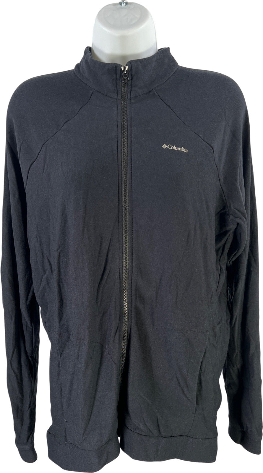Columbia Women’s Black Fleece Lined Basic Full Zip Mid Layer Jacket - M