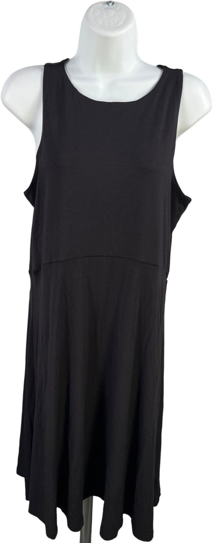 Athleta Women’s Black Santorini Thera. Sleeveless Dress - M Tall